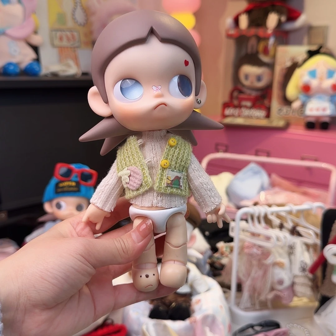 绿色钩织马甲嘎子姐