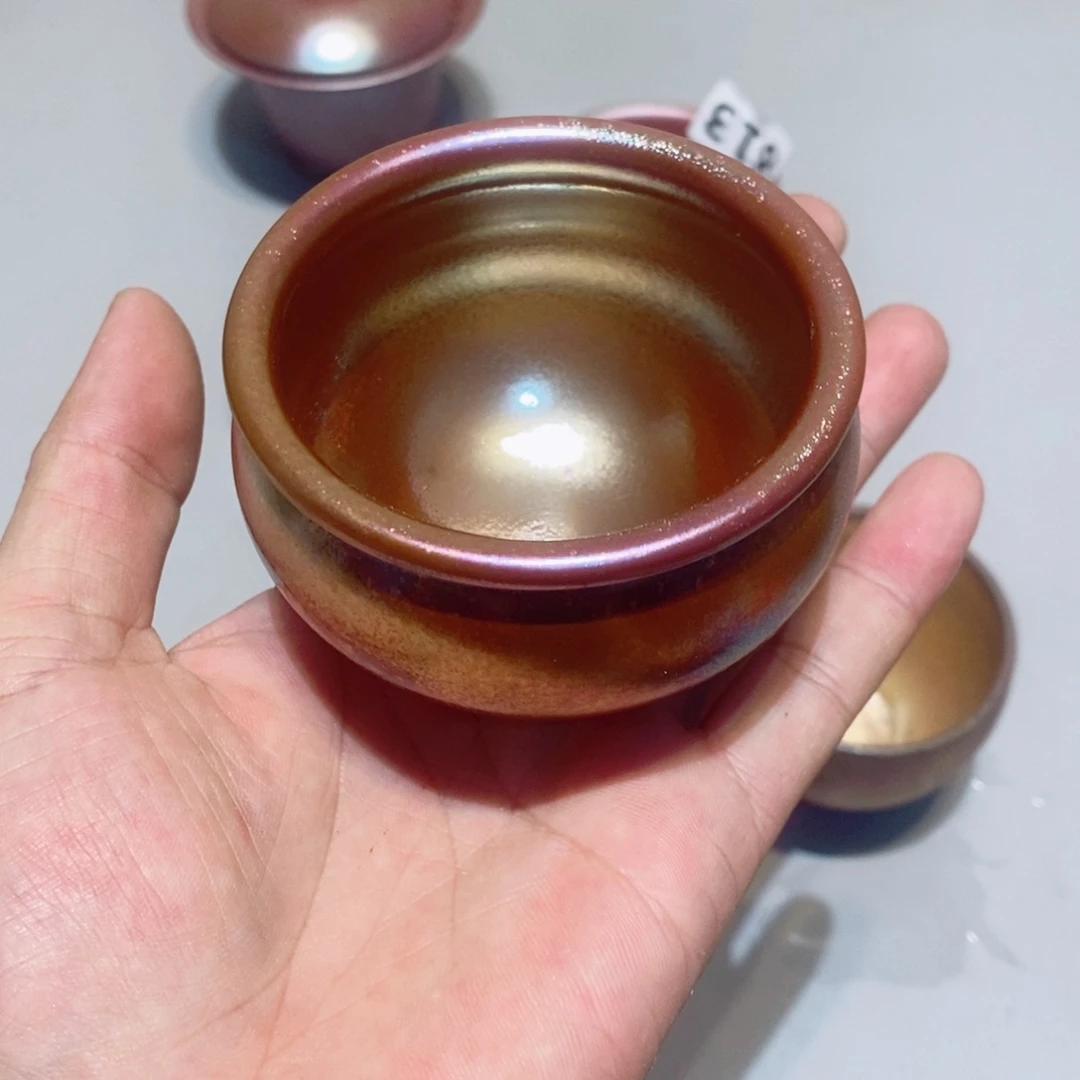 柴烧茶具陶瓷杯子