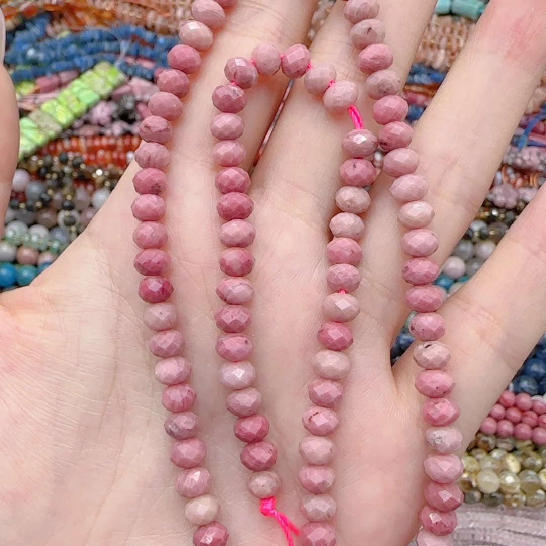 玛瑙/玉髓未镶嵌珠宝半成品红木纹切面一条卡6