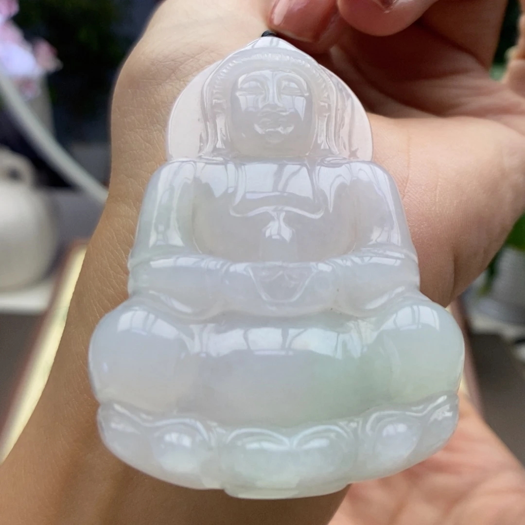 翡翠未镶嵌颈饰吊坠29