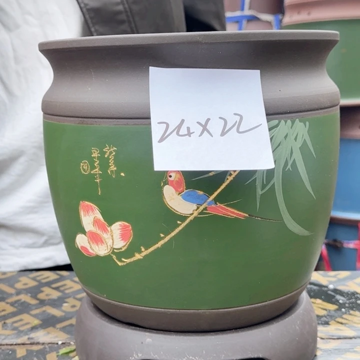 紫砂花盆紫砂花盆