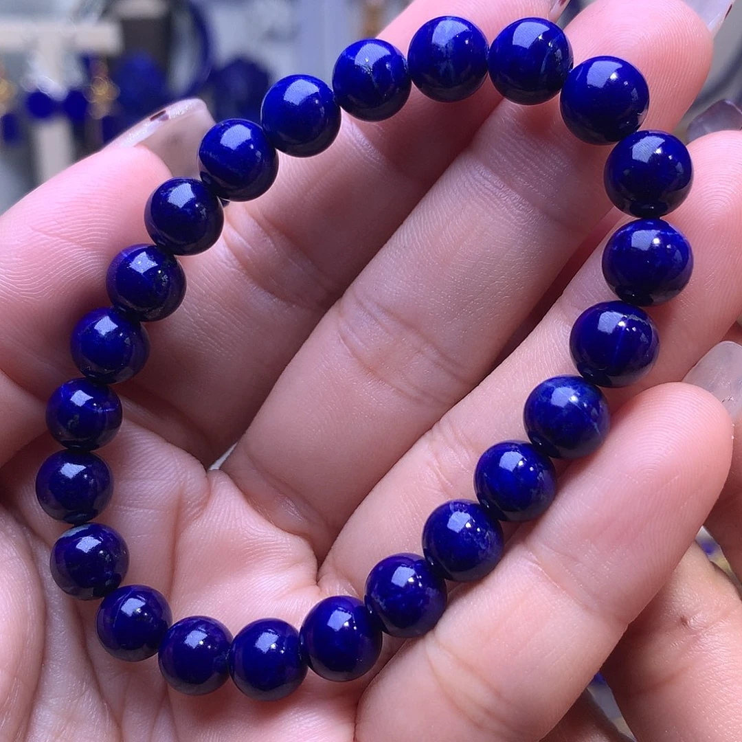 青金石未镶嵌8m黑加仑