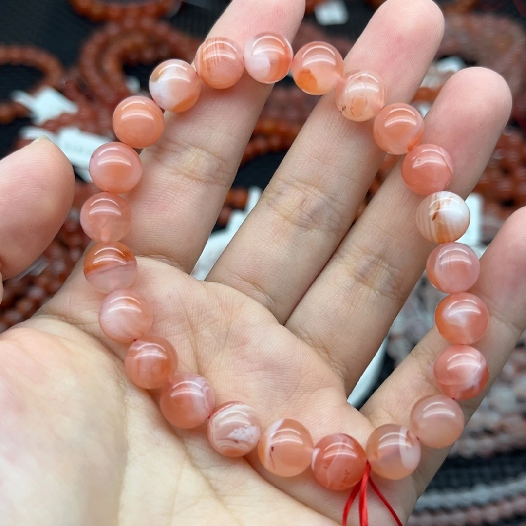 南红玛瑙未镶嵌手链