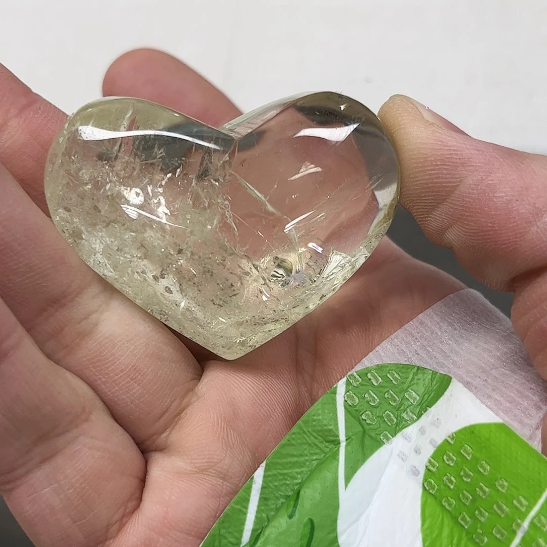 水晶天然水晶微瑕银S925镶嵌