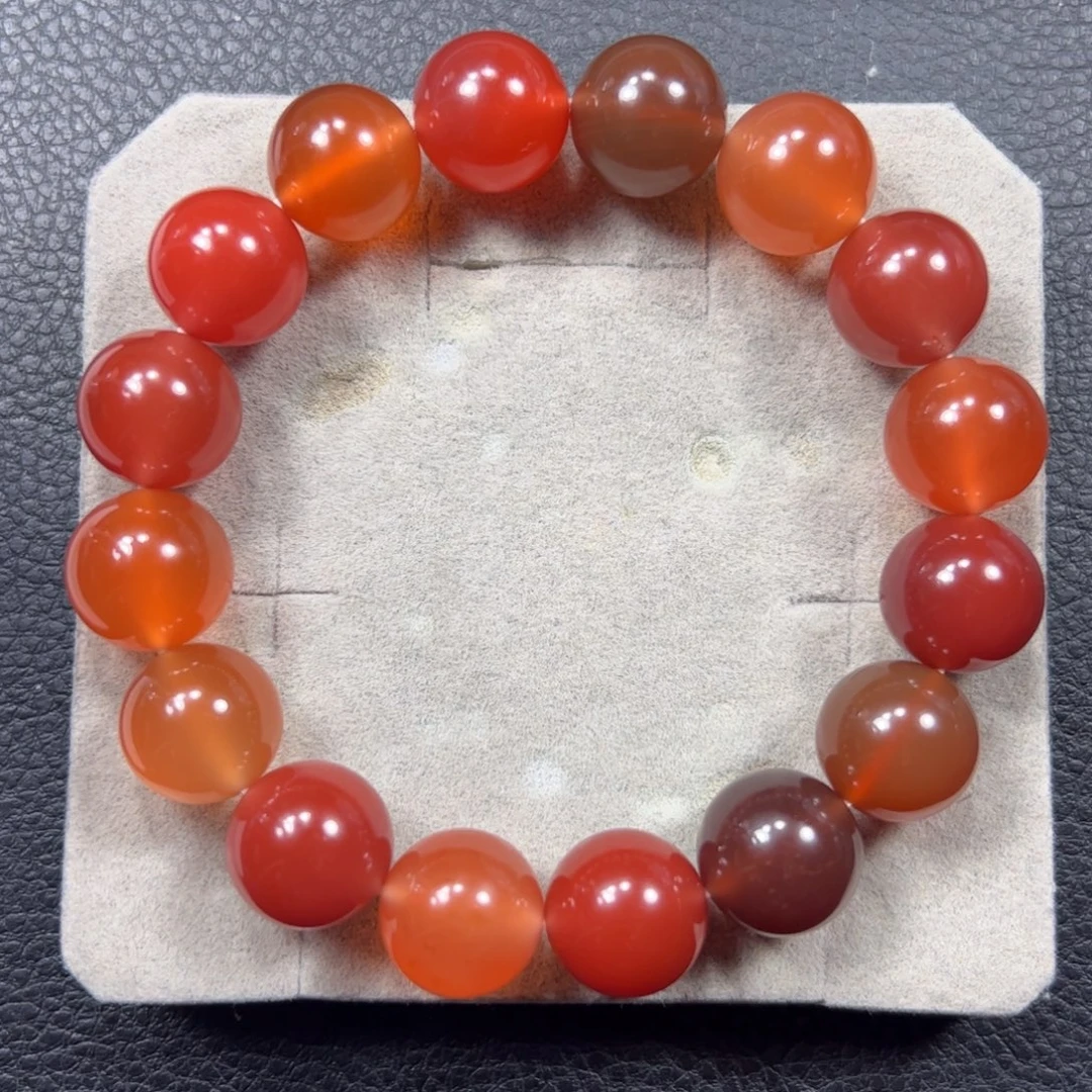 南红玛瑙未镶嵌13+多宝单圈