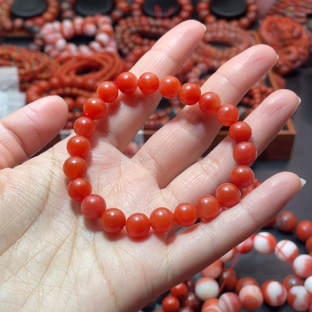 南红玛瑙手链未镶嵌安*