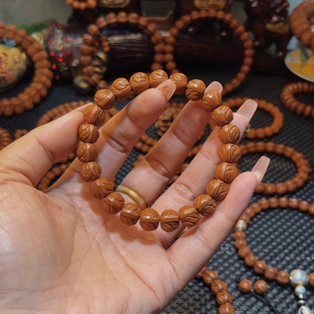 手串桃核11精品玉龙脊单圈