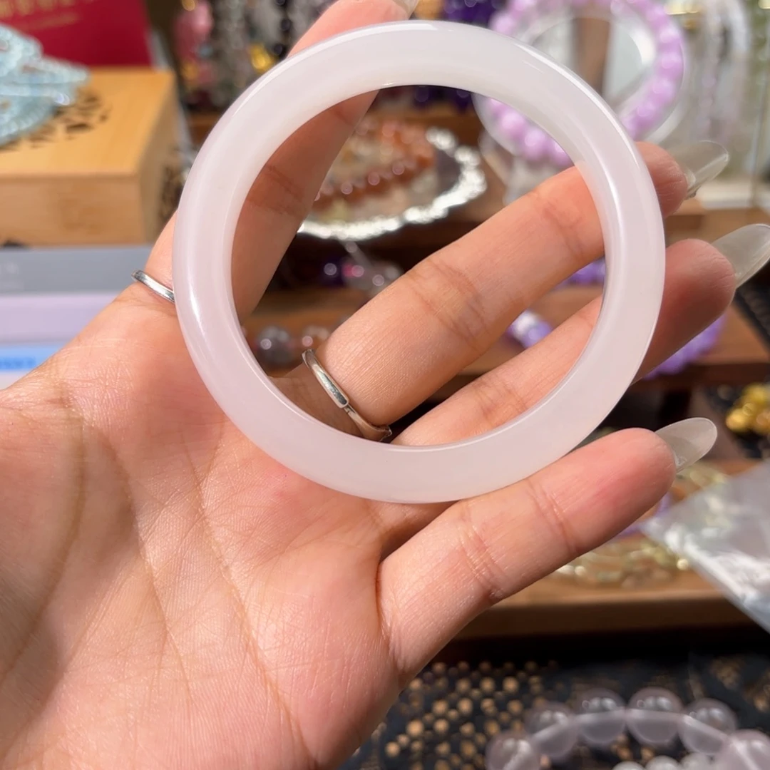 石英质玉手镯合金天山翠手镯