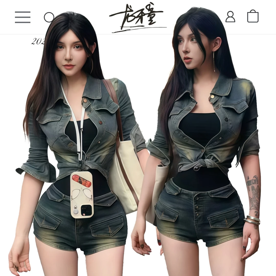 龙怼怼推荐【胯宽腿长】牛仔裤显瘦高腰时尚复古百搭修身韩版个性