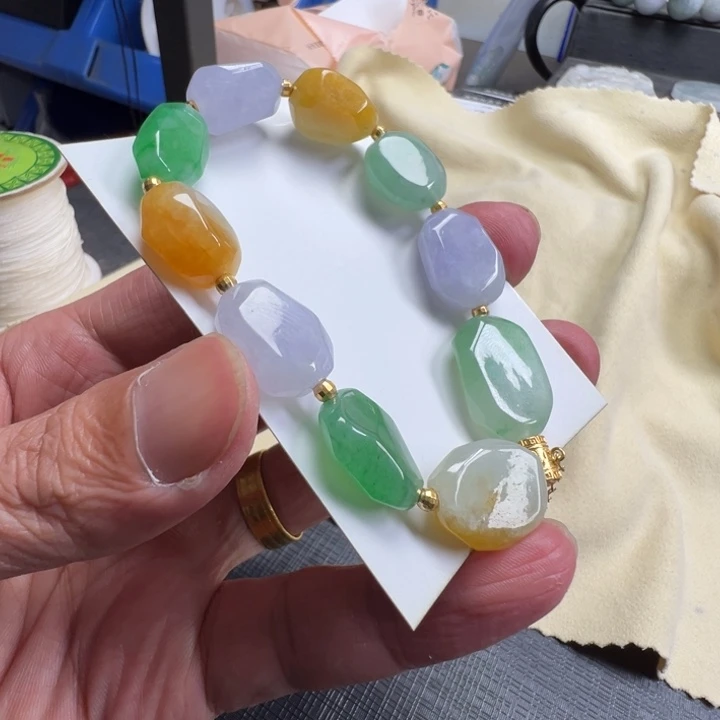 翡翠未镶嵌手链手链