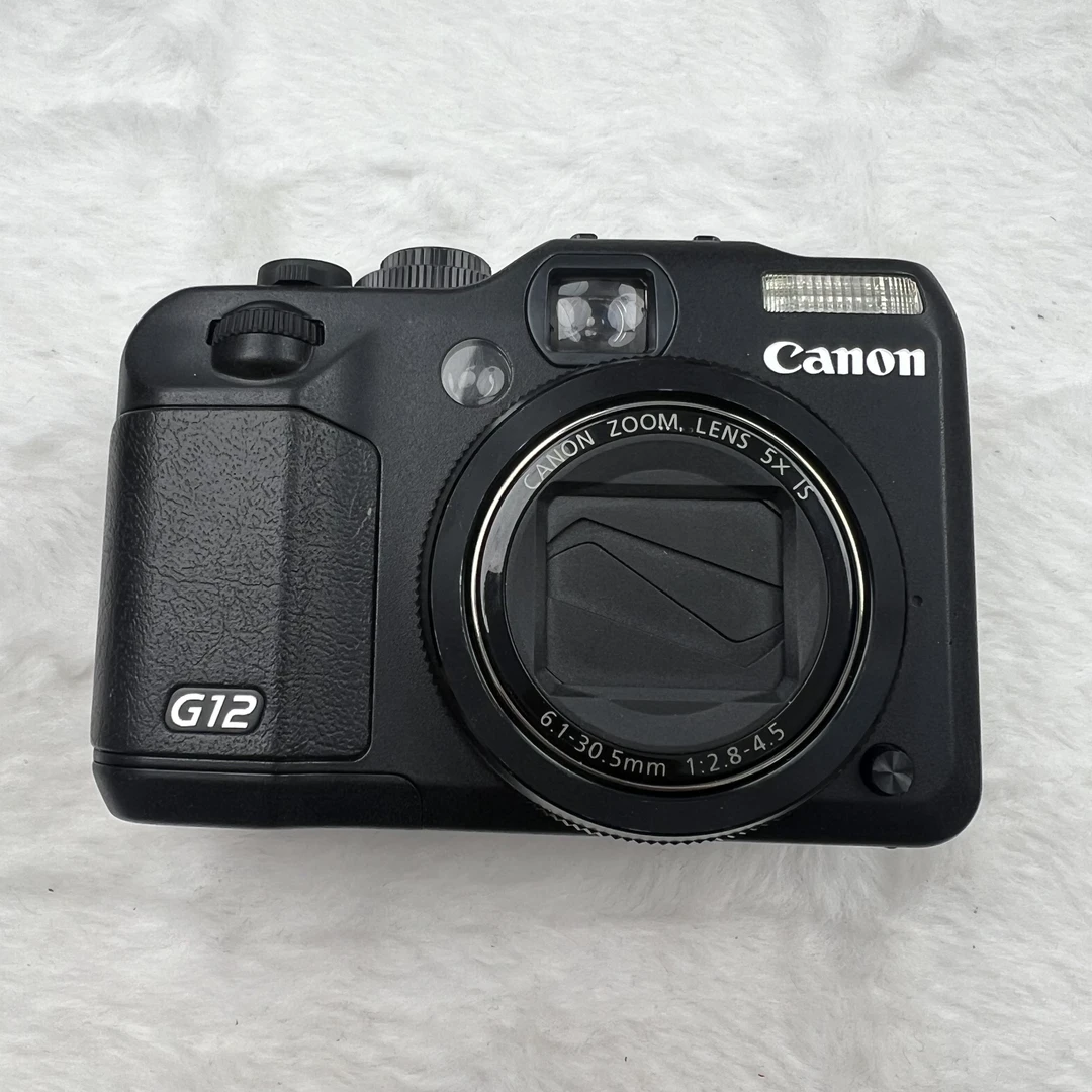 95新 Canon/佳能 G12黑色带原盒 数码相机成色好配件齐全