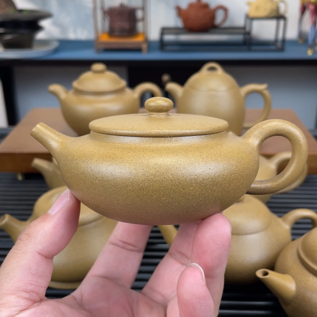 茶壶紫砂青段扁晨150cc