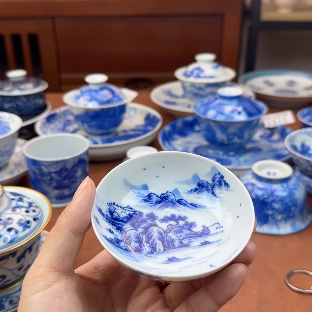亦***夫景德镇陶瓷手绘杯子微瑕