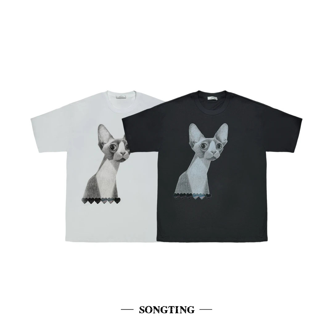 SONG TING|德文猫咪T恤