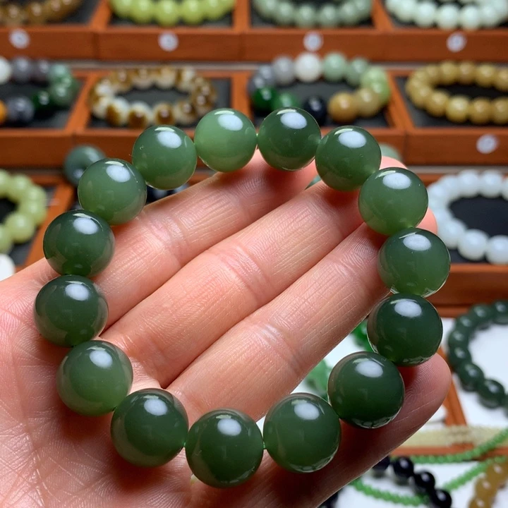 和田玉手串未镶嵌