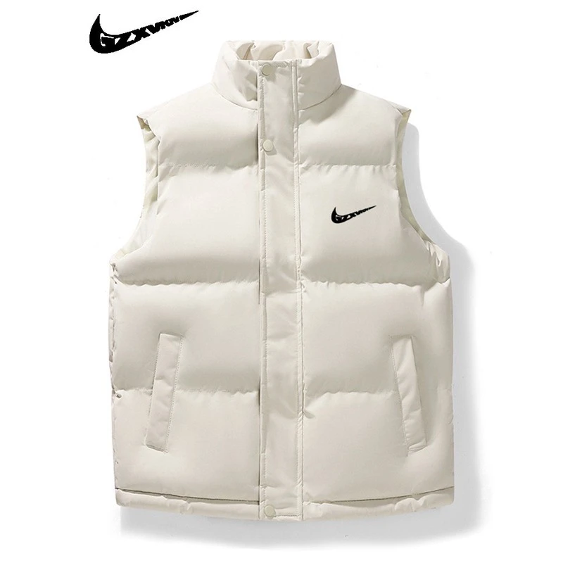 NK正品奥莱旗舰新款马甲男加厚运动休闲宽松马夹秋冬季保暖