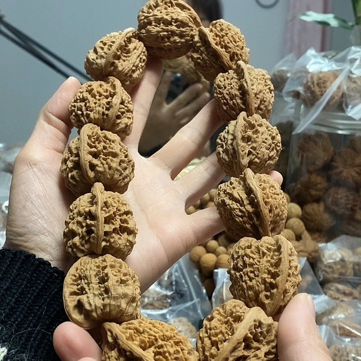 把件文玩核桃39官帽手持