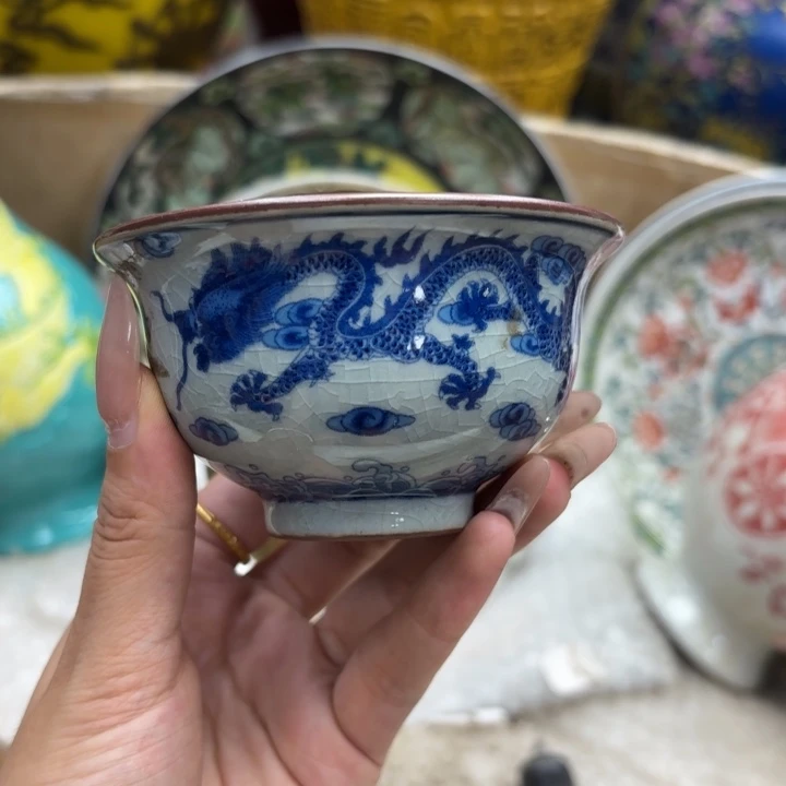 瓷片瓷器摆件 瓷器摆件