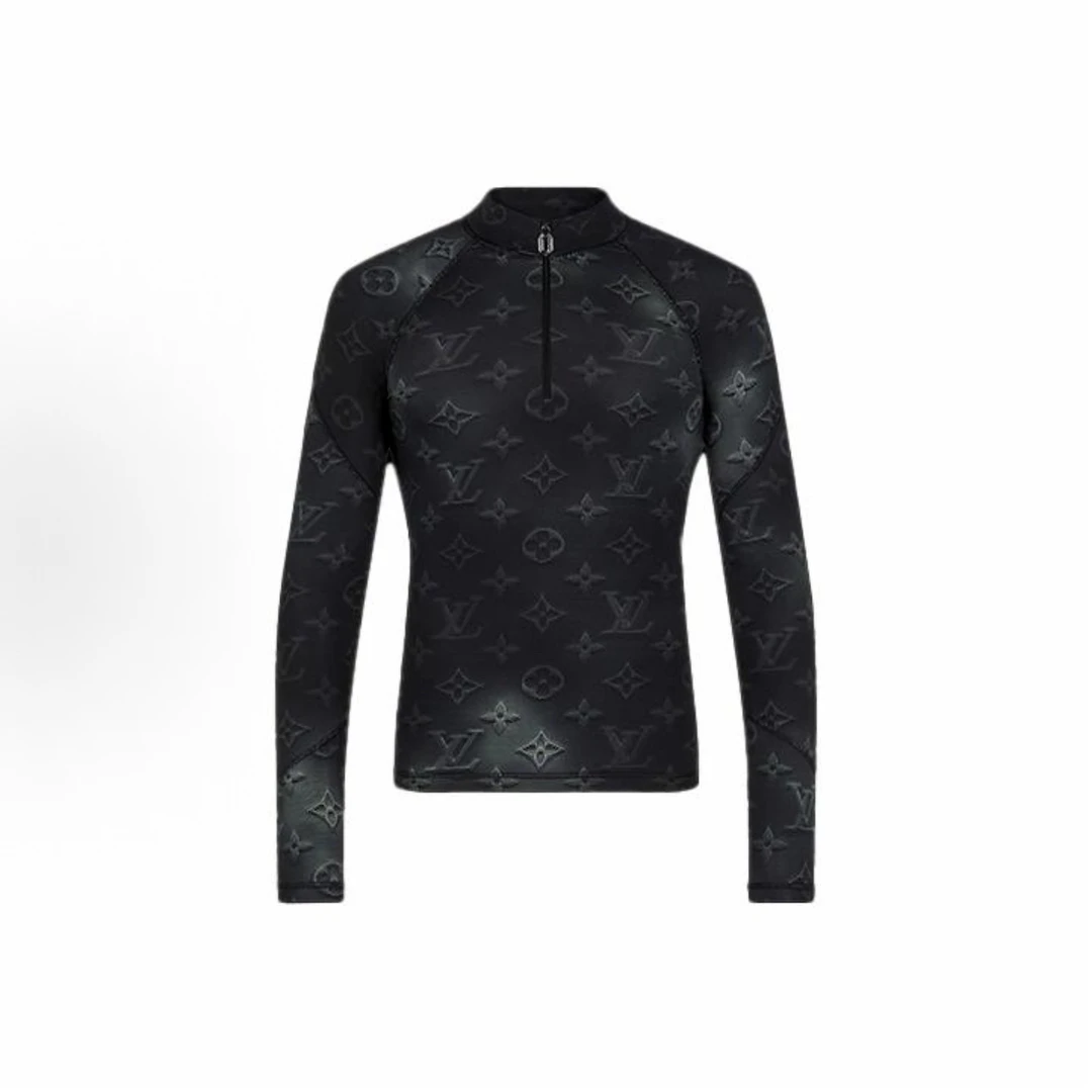 99新 LouisVuitton/路易威登 2054系列老花满印紧身衣/S码/WL1745