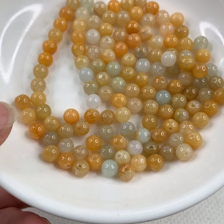 翡翠散珠翡翠散珠卡5。 50颗