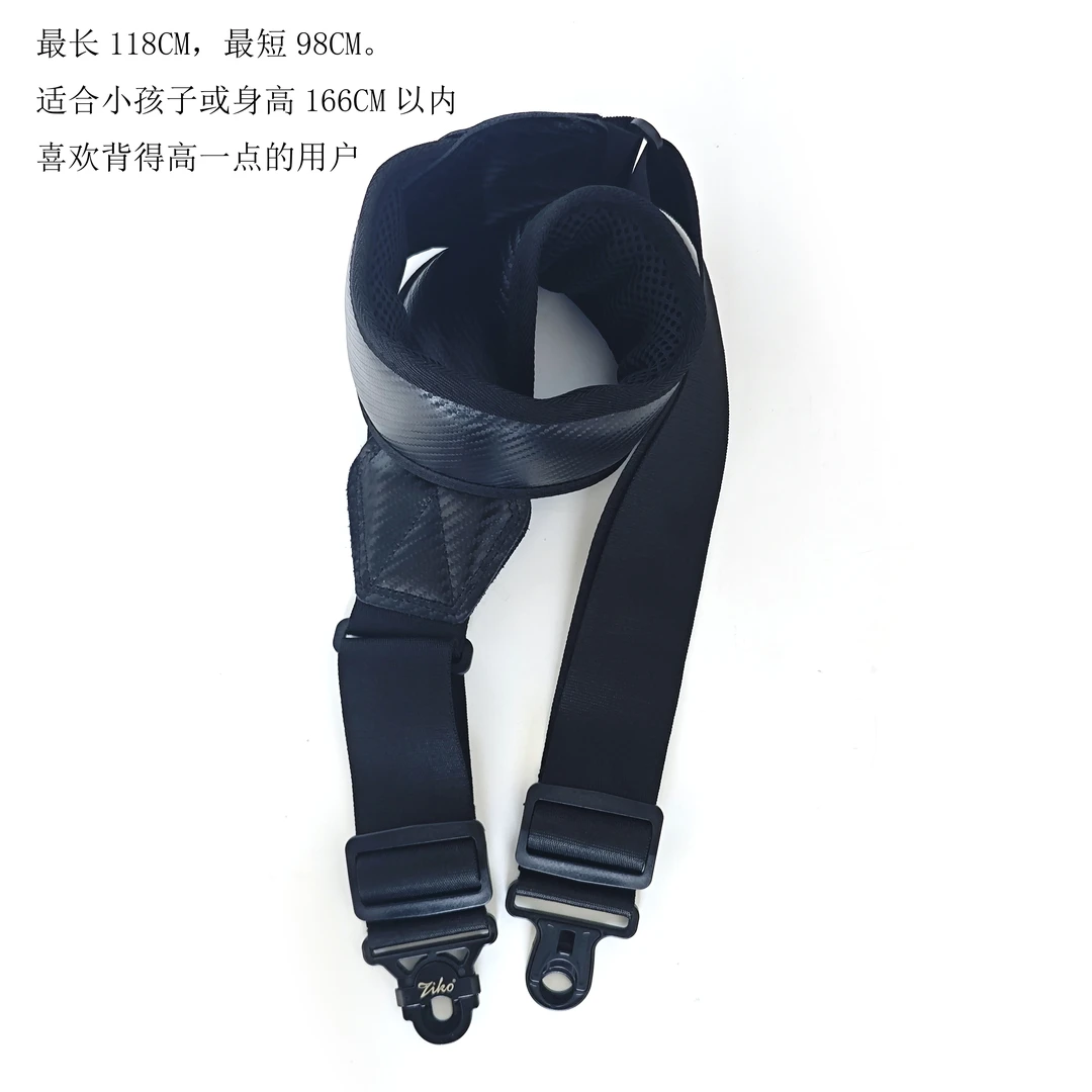 ZIKO立欧真皮减压有弹性快速扣弧形设计防勒脖子背带吉他背带