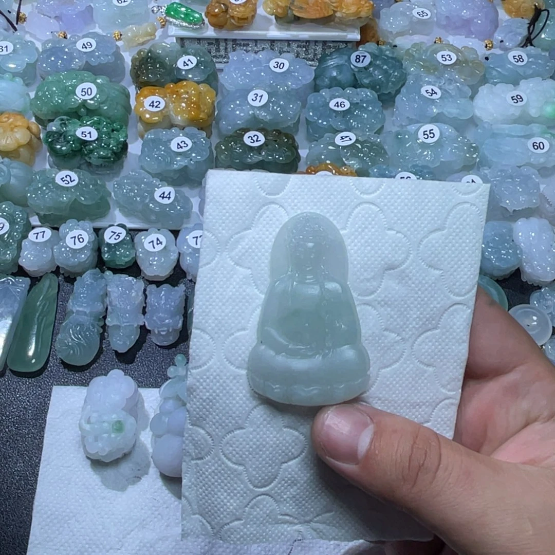 定制翡翠未镶嵌天然