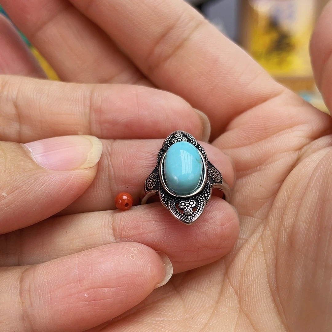 未镶嵌南红玛瑙戒指