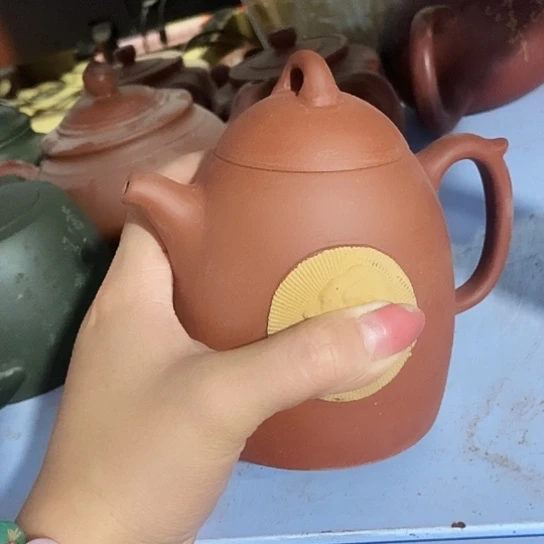 茶壶绿泥宜兴紫砂全手工制作工艺