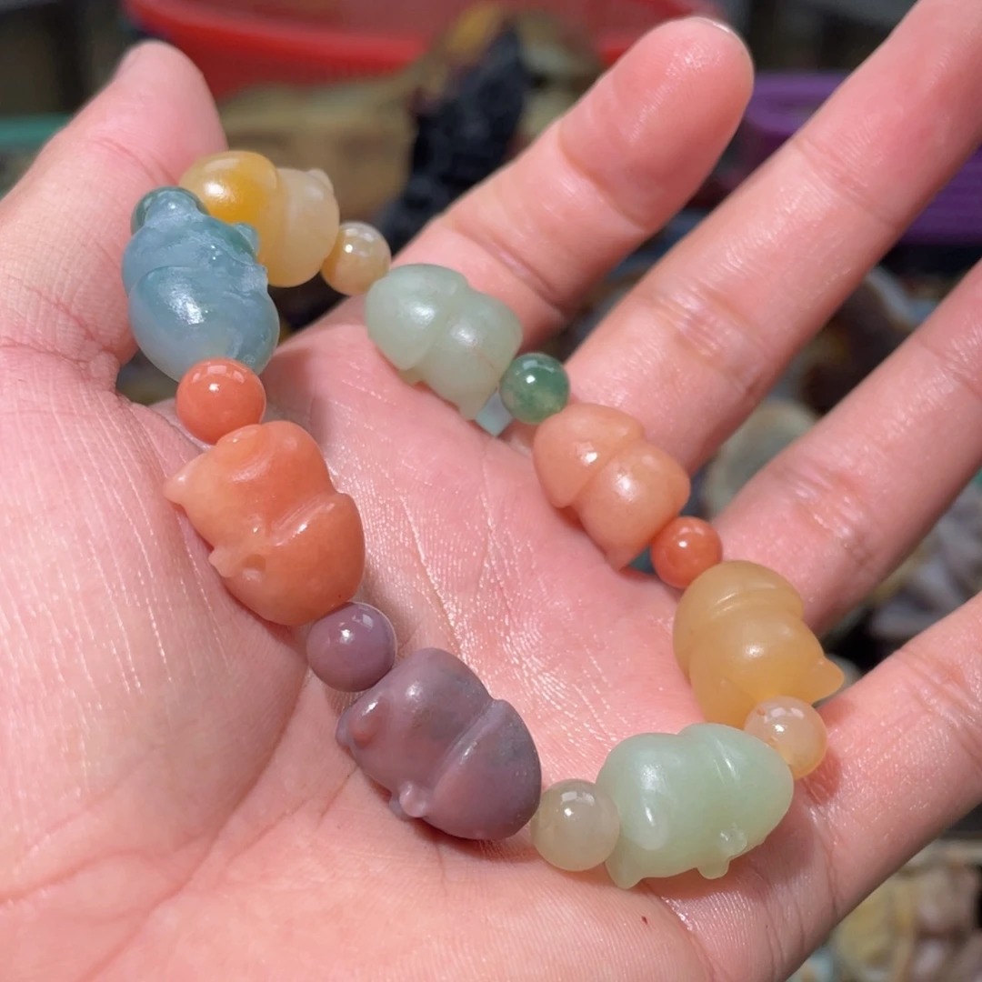 石英质玉未镶嵌手链