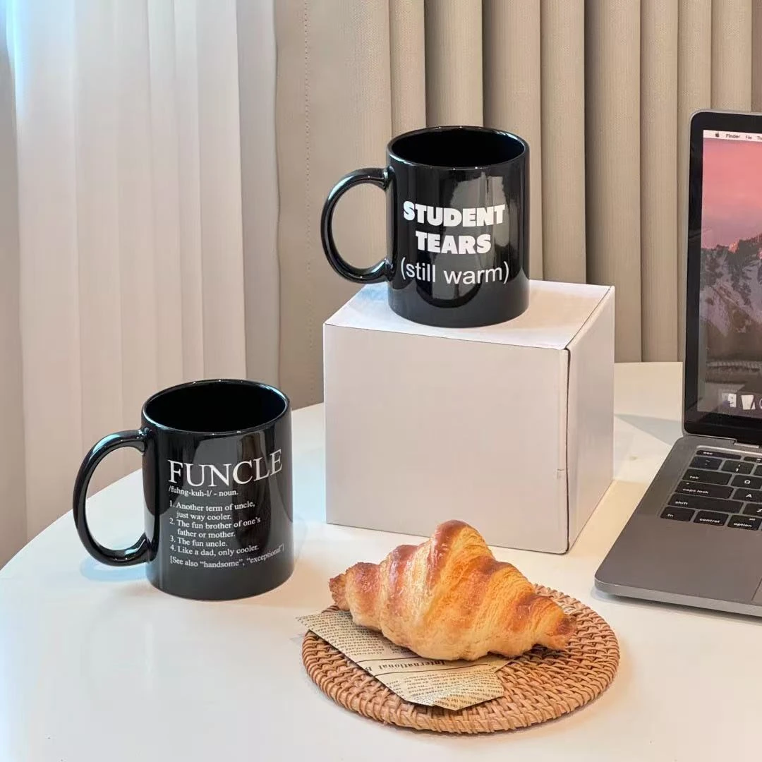 外贸马克杯字母创意咖啡杯