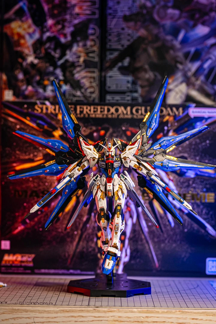 萌粒高达拼装模型PG完美独角兽红龙异端元祖高达模型潮玩机甲积木