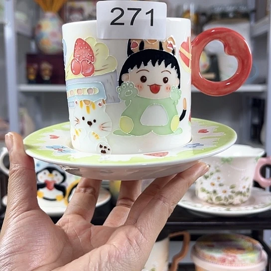 手绘高温釉下彩陶瓷