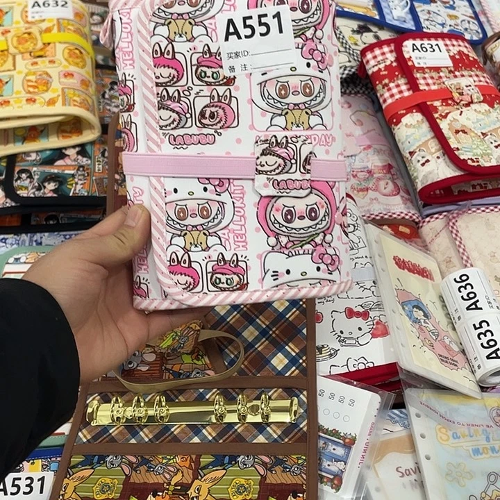 布艺活页本布拉拉三环