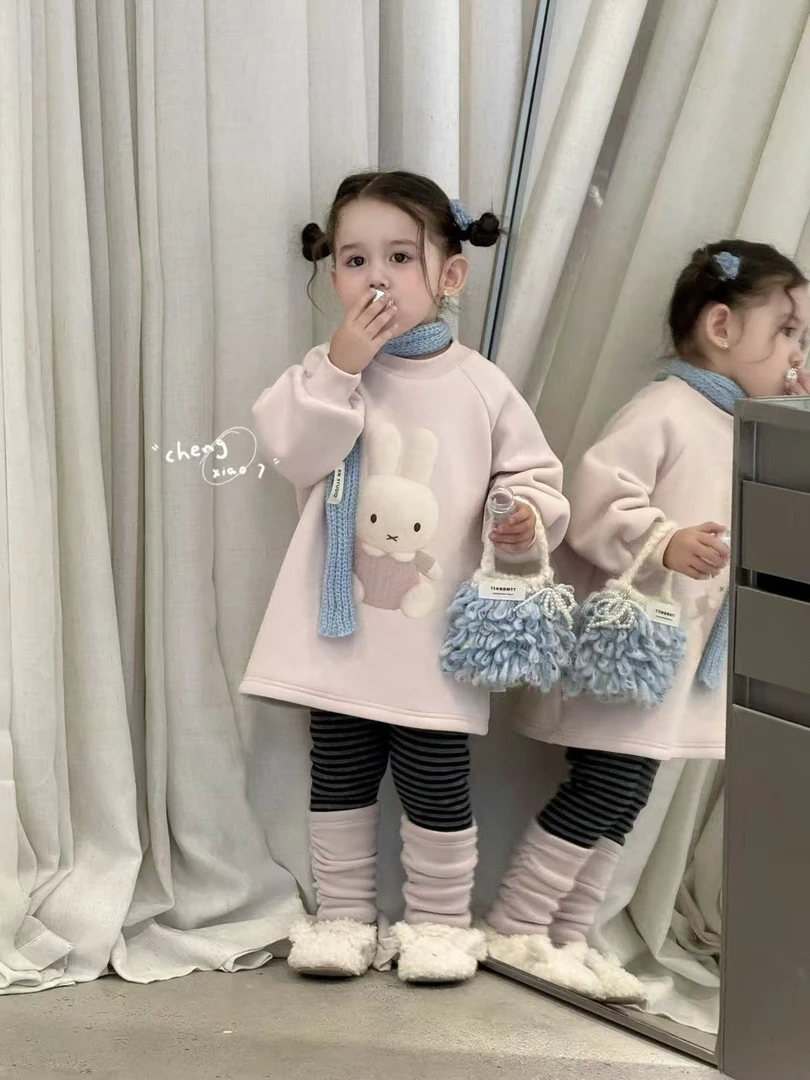 橙小七·25深秋~米菲兔卫衣裙打底裤套装55293。55332（汉服）