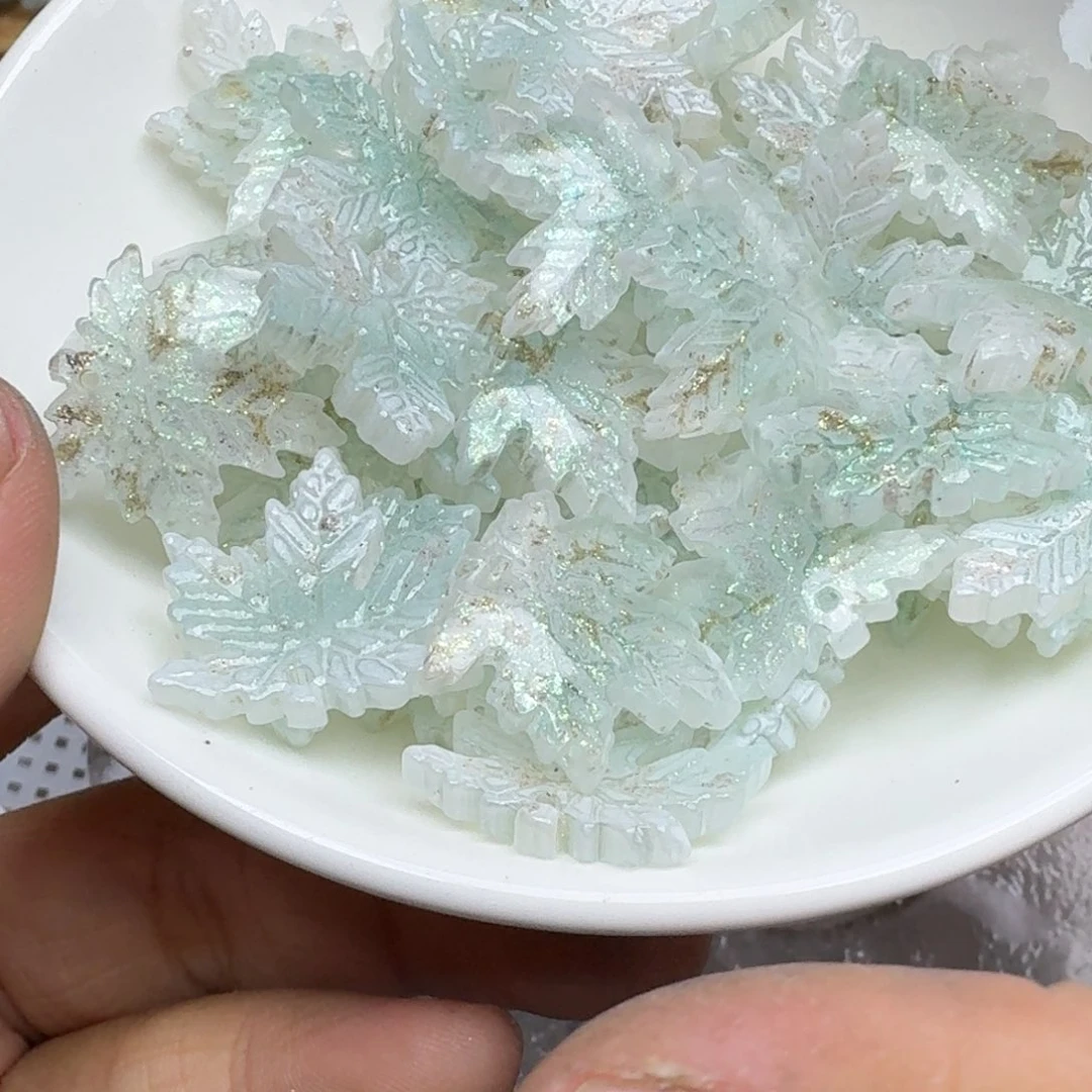 玻璃206 小号枫叶五十个