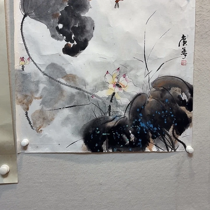 国画老师作品防漏