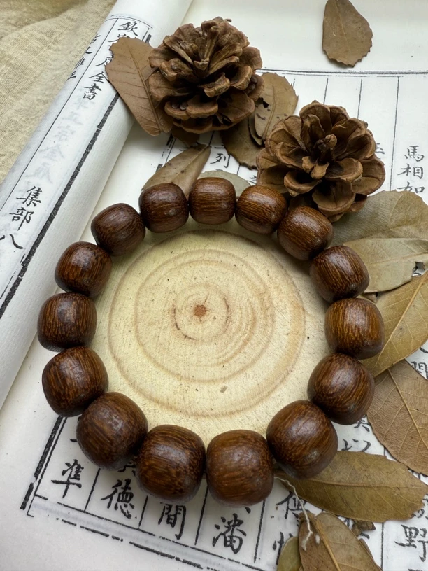 【福臻文玩】Q52越南沉木1.5m单圈