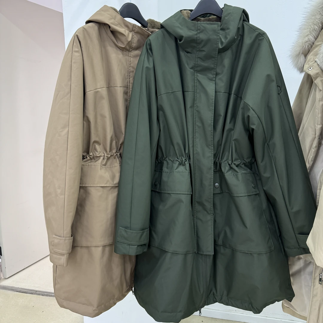 【雅祥】宽松型收腰厚款棉服