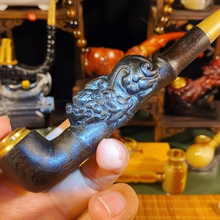 高端定制金丝楠烟嘴