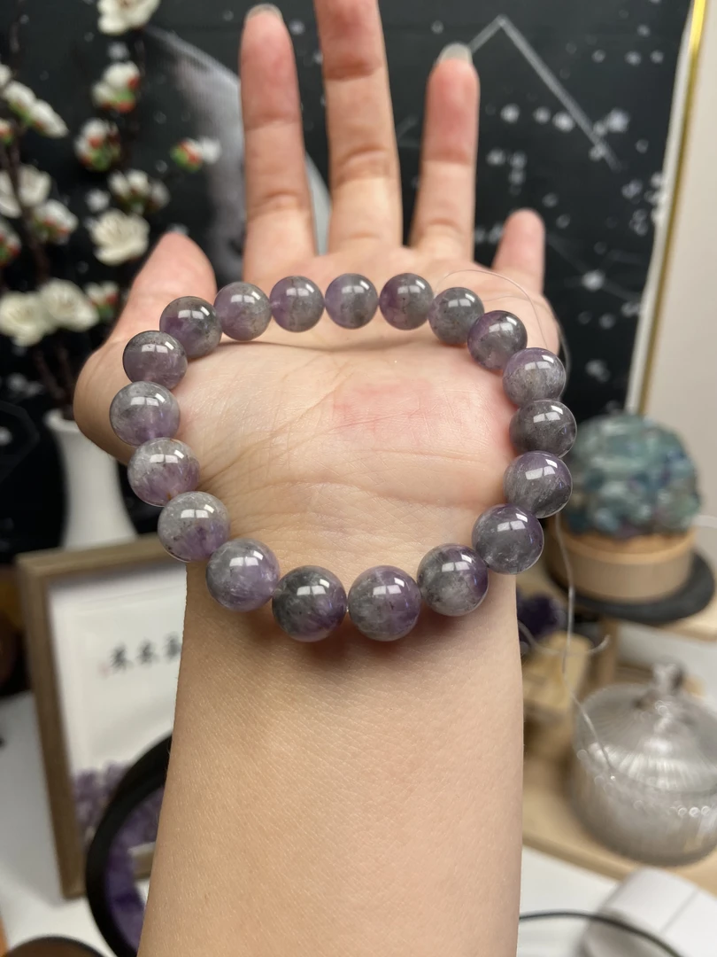 高品质天然老矿料极光23手链PL92