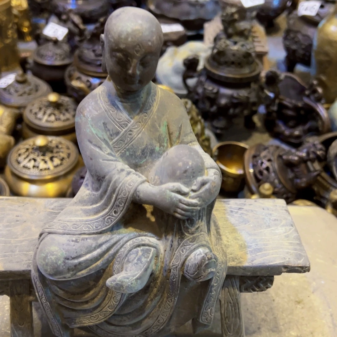 莫***…黄铜摆件工艺品黄铜