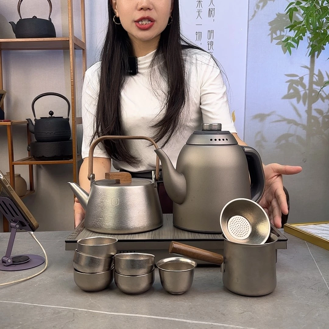 西***发微可道纯钛煮茶壶系列