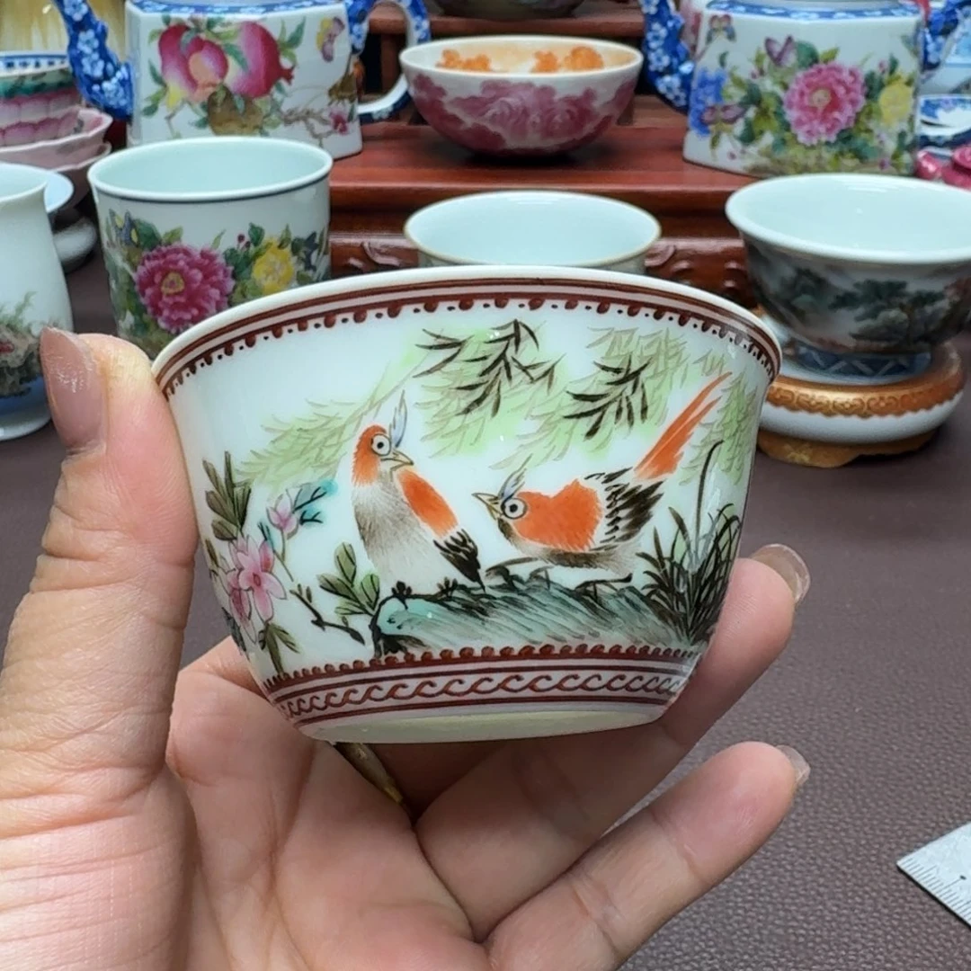 瓷片景德镇仿古手工制作精品展示