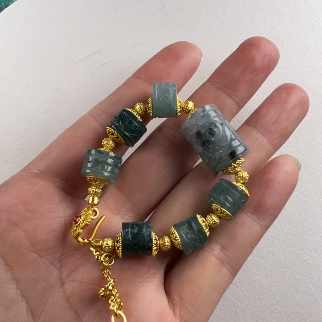 未镶嵌翡翠手链代编织