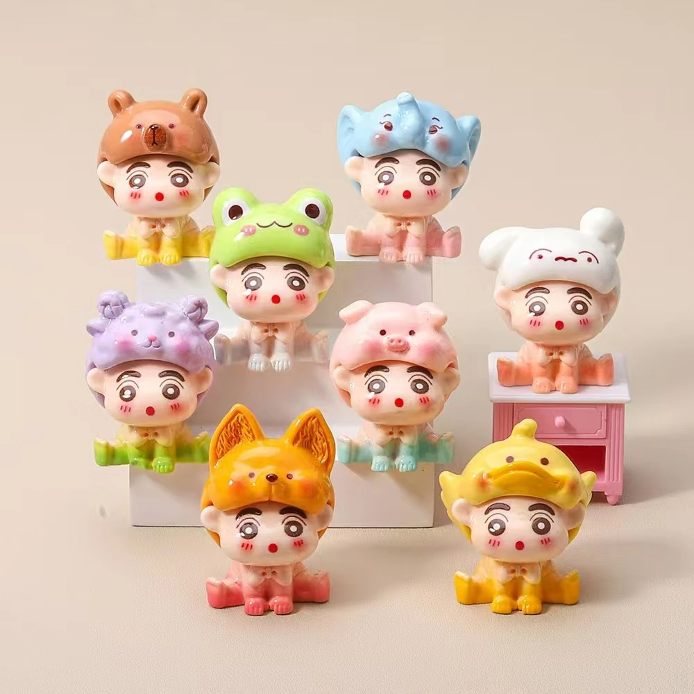 可爱动物小新萌粒创意摆件