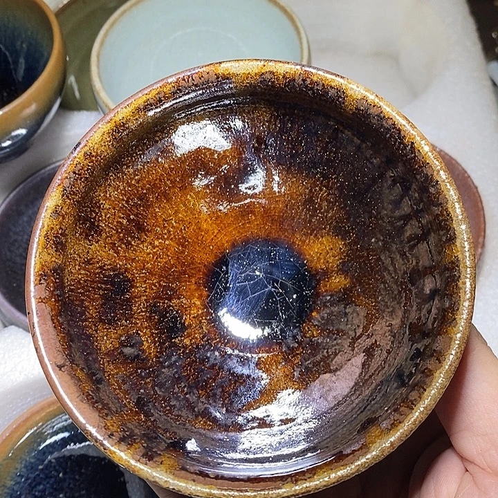 风***滴建盏龙窑柴烧手工