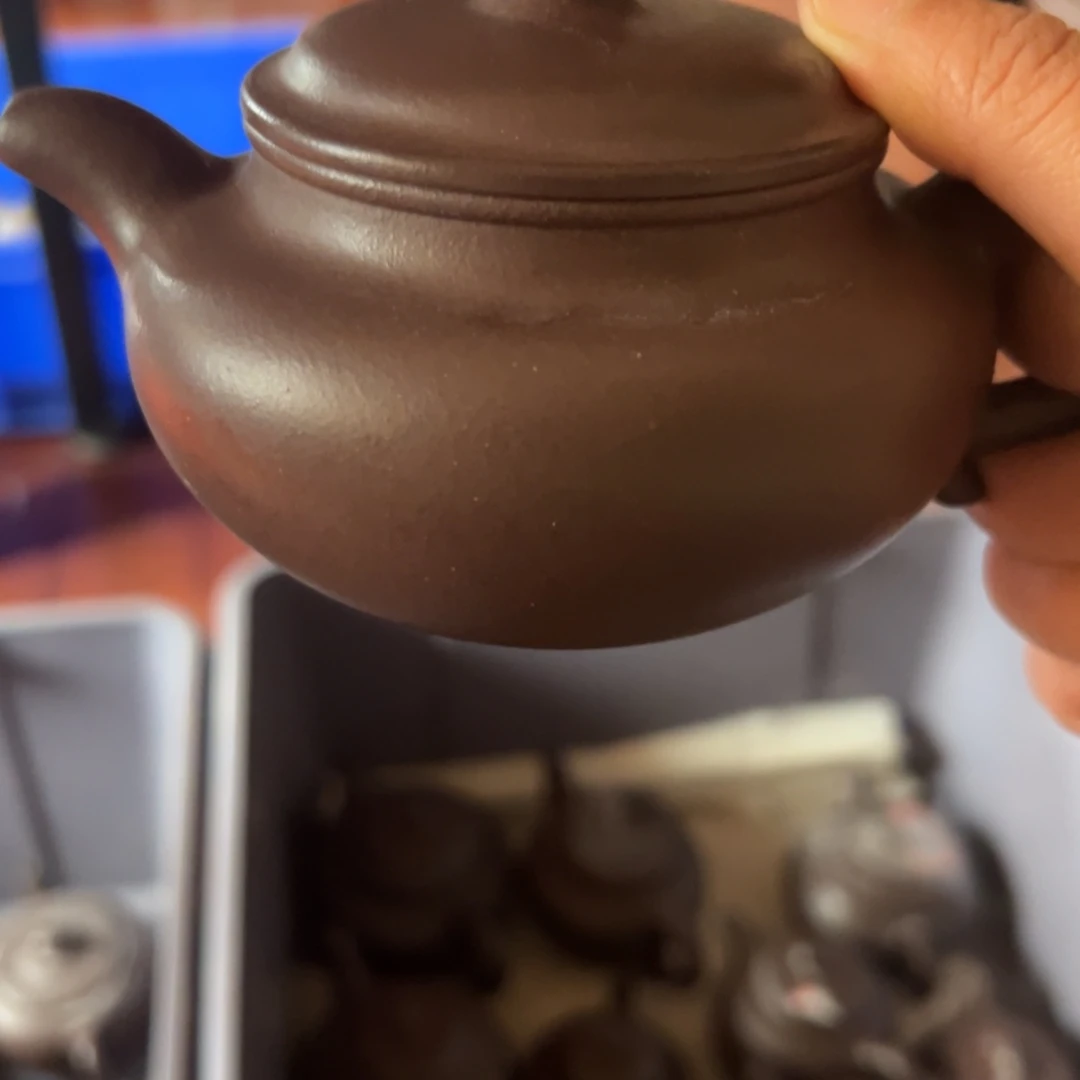 紫砂茶壶东**哥底槽青的260