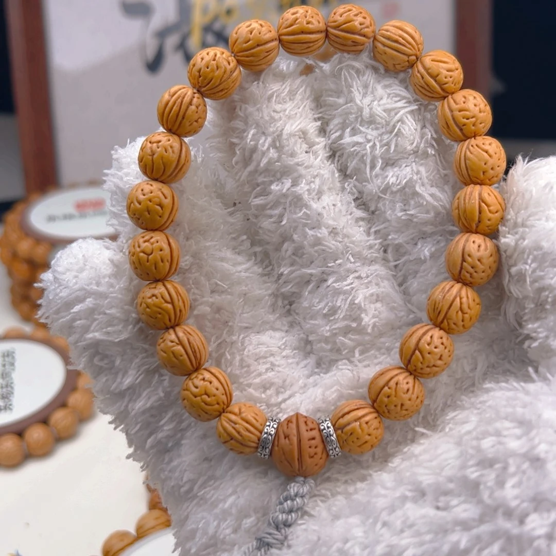 桃核手串1.1「小麦芽」桃核手持