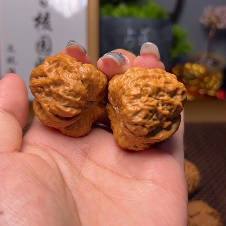 文玩核桃把件34尺蛤蟆44