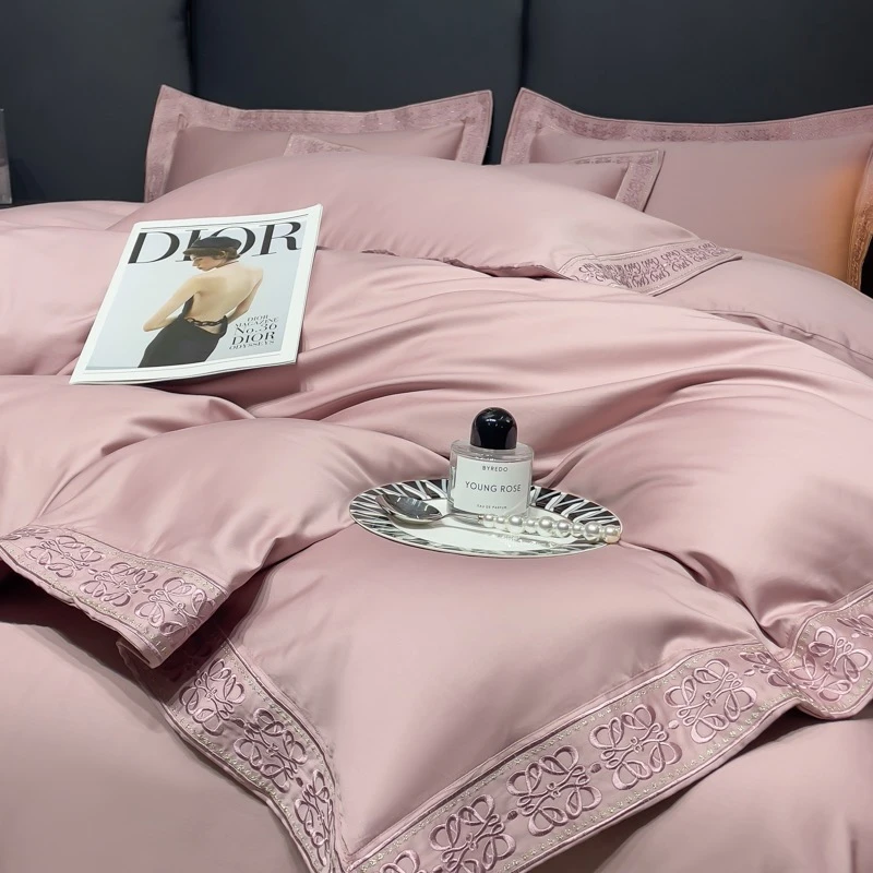 全棉新疆长绒棉床上四件套床上用品 罗意威